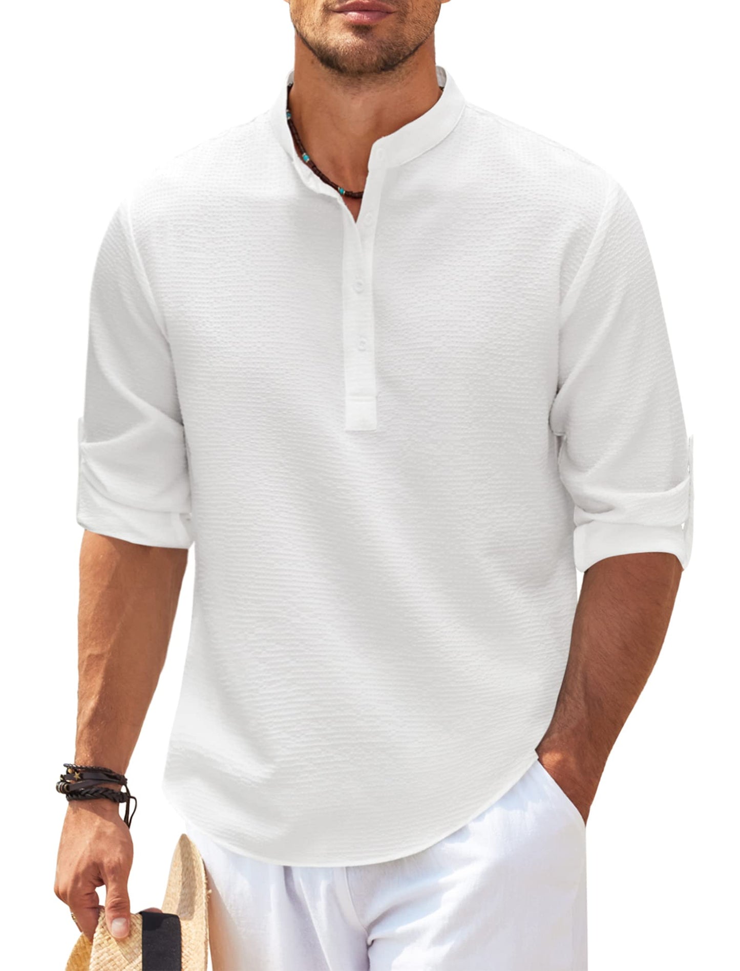 Polo uomo con bottoni – T-shirt elegante in cotone per occasioni casual